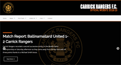 Desktop Screenshot of carrickrangers.co.uk